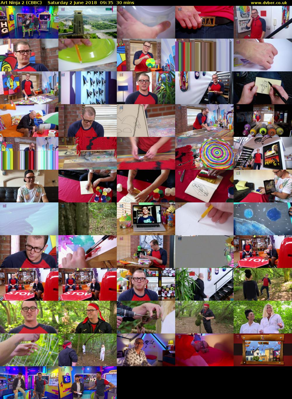 Art Ninja 2 (CBBC) Saturday 2 June 2018 09:35 - 10:05
