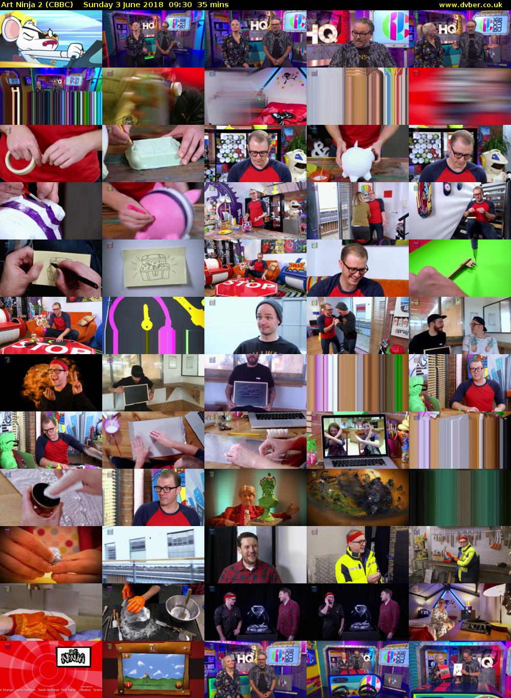 Art Ninja 2 (CBBC) Sunday 3 June 2018 09:30 - 10:05