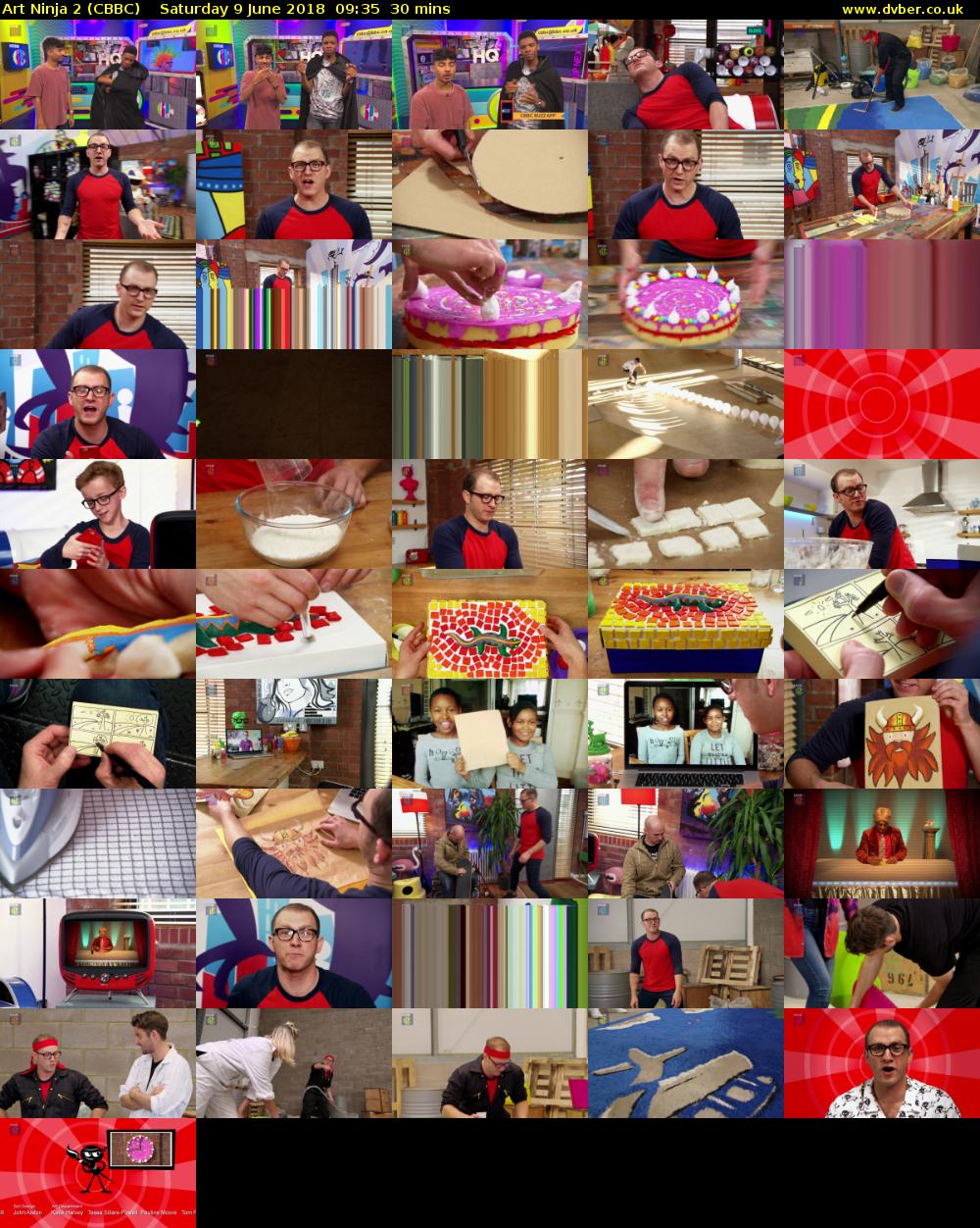 Art Ninja 2 (CBBC) Saturday 9 June 2018 09:35 - 10:05