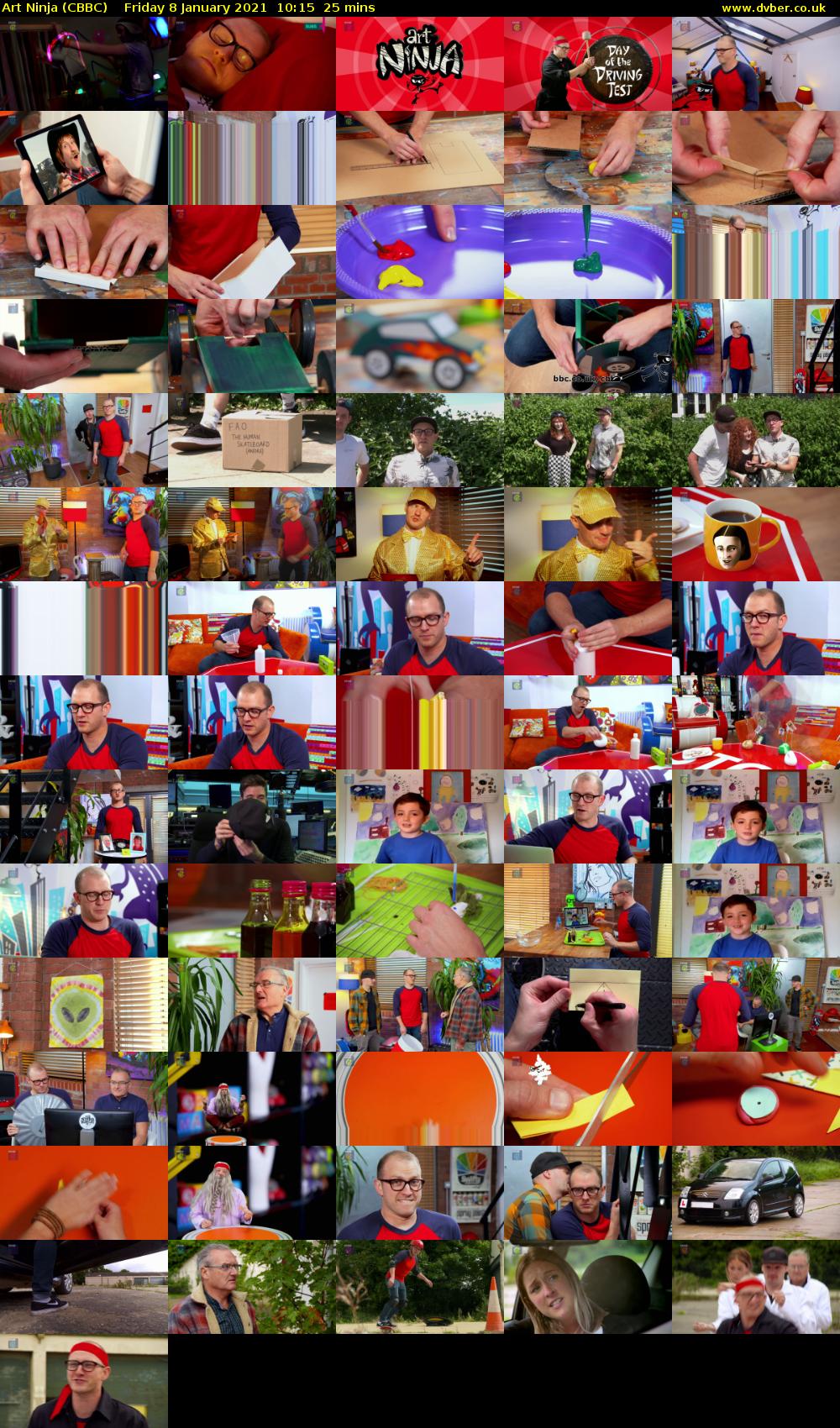 Art Ninja (CBBC) Friday 8 January 2021 10:15 - 10:40