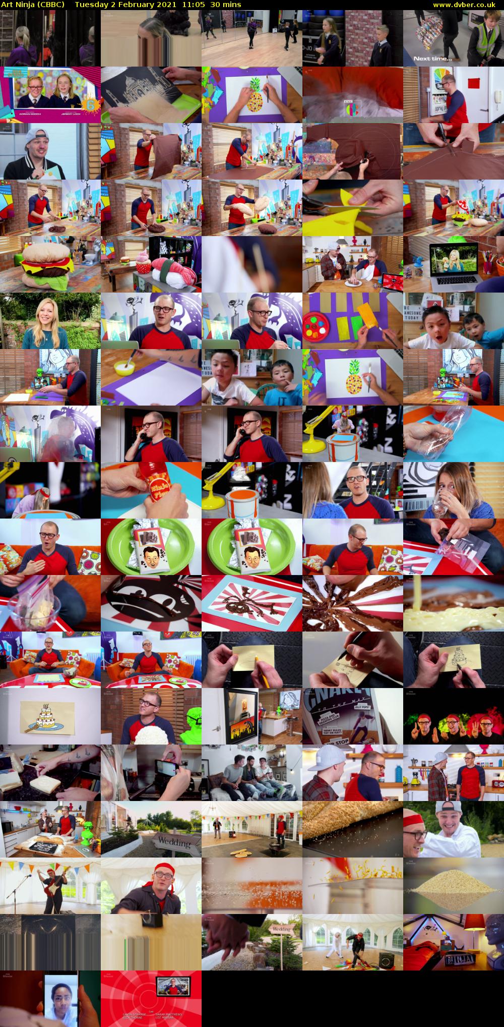Art Ninja (CBBC) Tuesday 2 February 2021 11:05 - 11:35