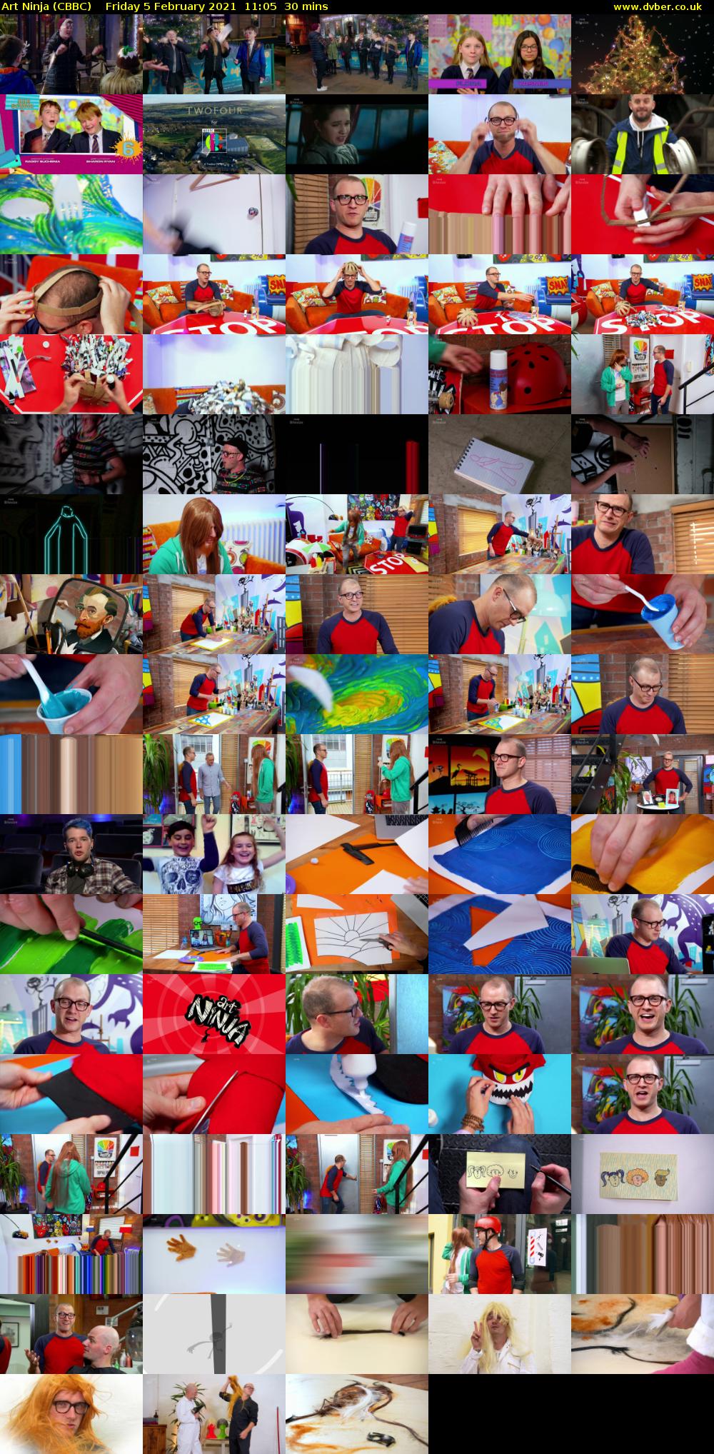 Art Ninja (CBBC) Friday 5 February 2021 11:05 - 11:35