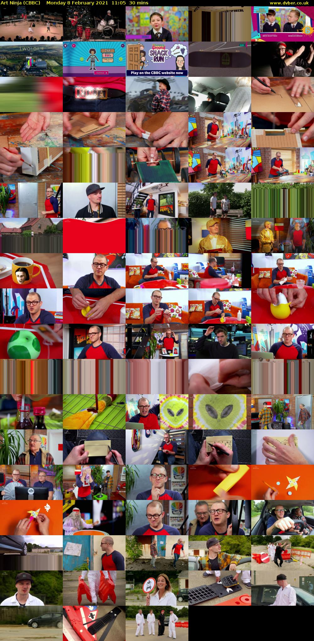 Art Ninja (CBBC) Monday 8 February 2021 11:05 - 11:35