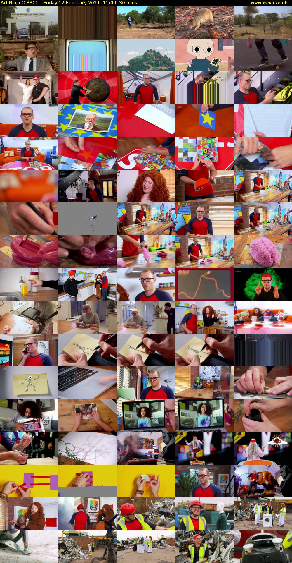 Art Ninja (CBBC) Friday 12 February 2021 11:00 - 11:30