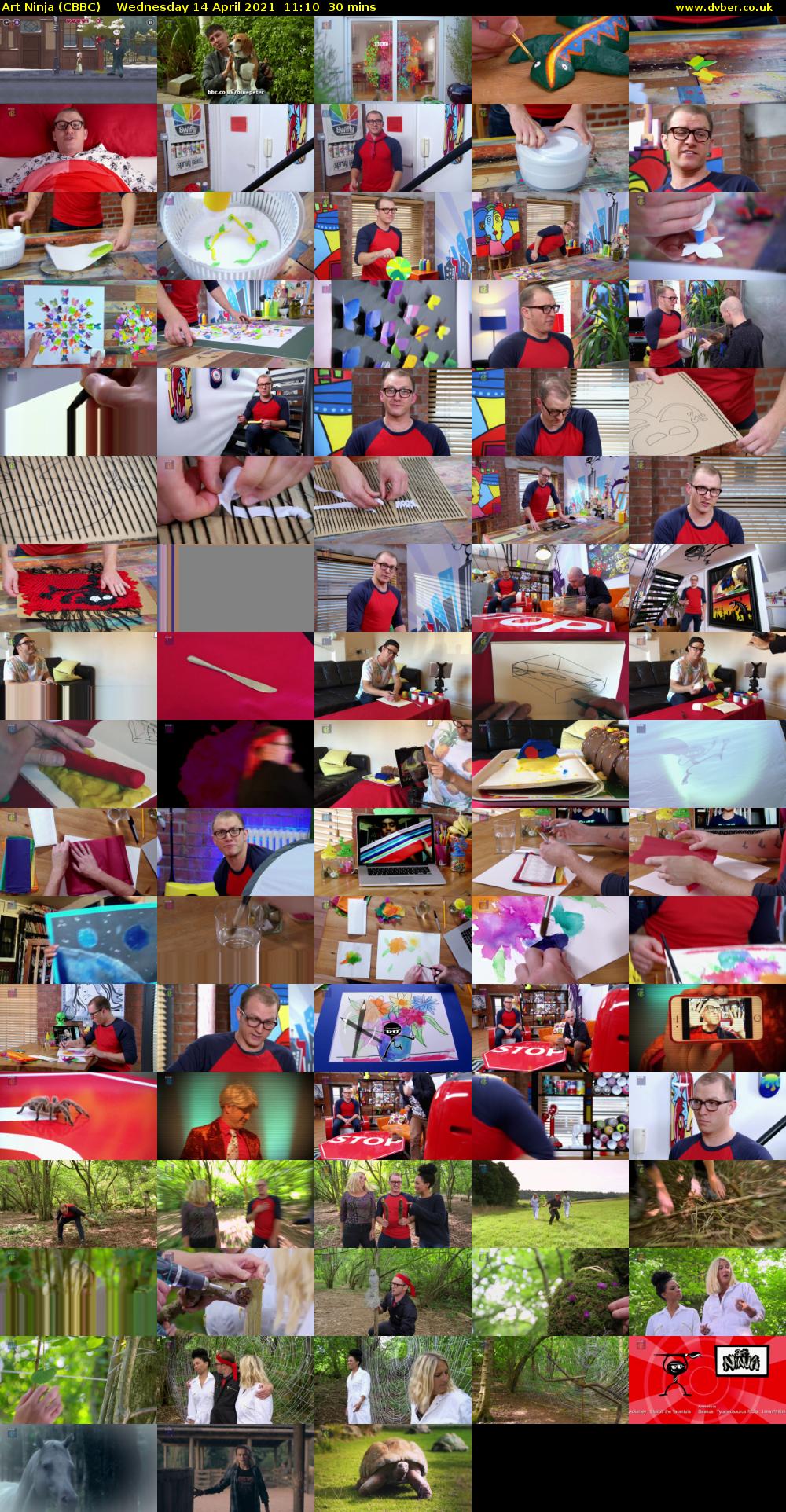 Art Ninja (CBBC) Wednesday 14 April 2021 11:10 - 11:40