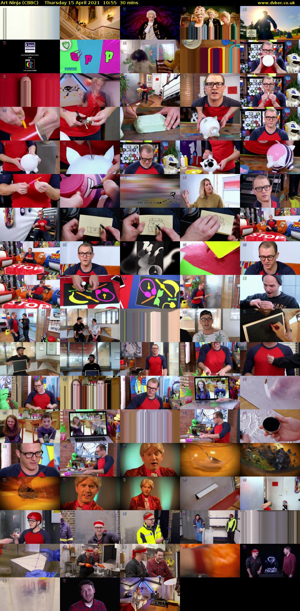 Art Ninja (CBBC) Thursday 15 April 2021 10:55 - 11:25