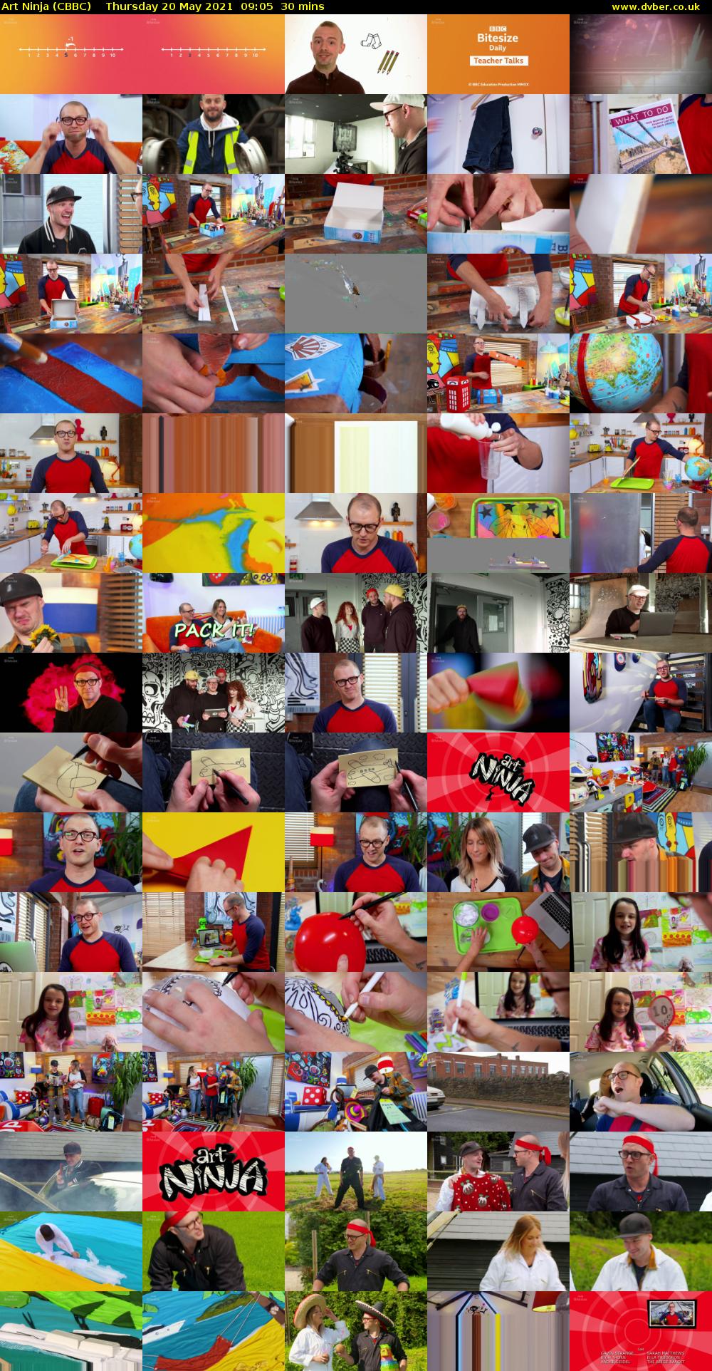 Art Ninja (CBBC) Thursday 20 May 2021 09:05 - 09:35