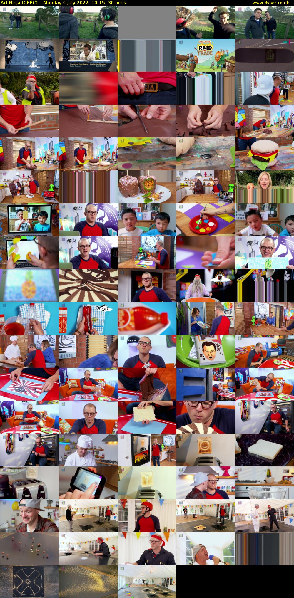 Art Ninja (CBBC) Monday 4 July 2022 10:15 - 10:45