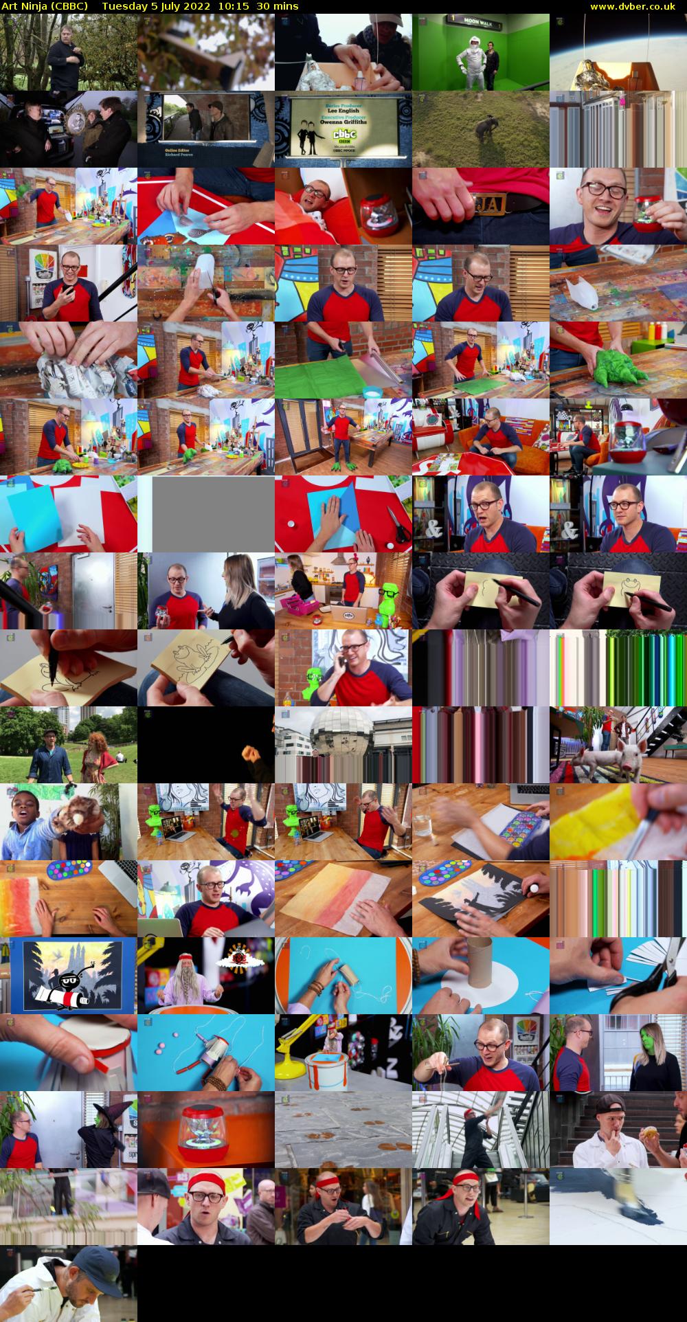 Art Ninja (CBBC) Tuesday 5 July 2022 10:15 - 10:45