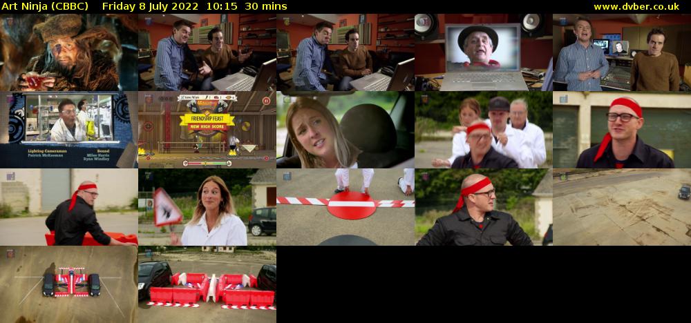 Art Ninja (CBBC) Friday 8 July 2022 10:15 - 10:45