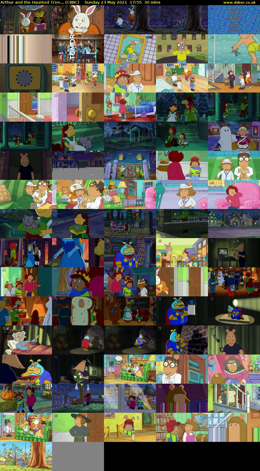 Arthur and the Haunted Tree... (CBBC) Sunday 23 May 2021 17:55 - 18:25
