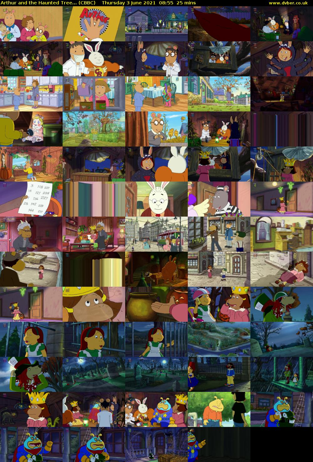 Arthur and the Haunted Tree... (CBBC) Thursday 3 June 2021 08:55 - 09:20