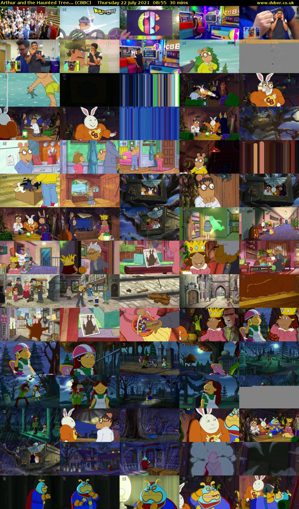 Arthur and the Haunted Tree... (CBBC) Thursday 22 July 2021 08:55 - 09:25