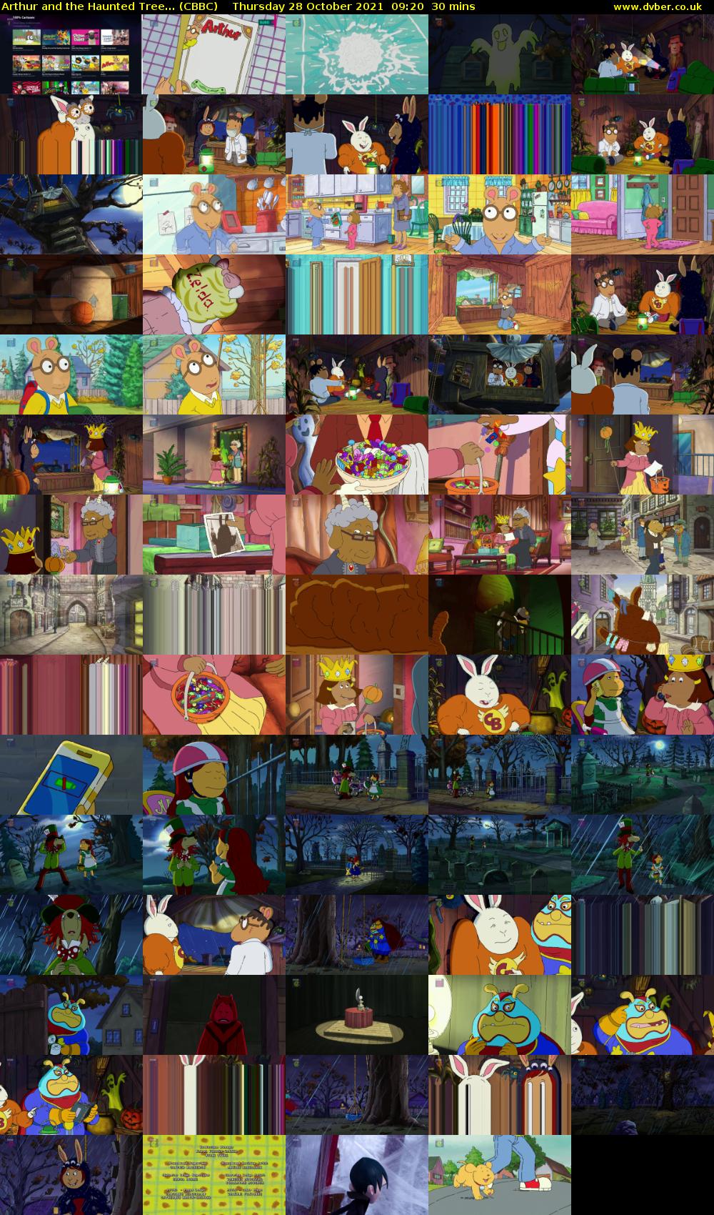Arthur and the Haunted Tree... (CBBC) Thursday 28 October 2021 09:20 - 09:50
