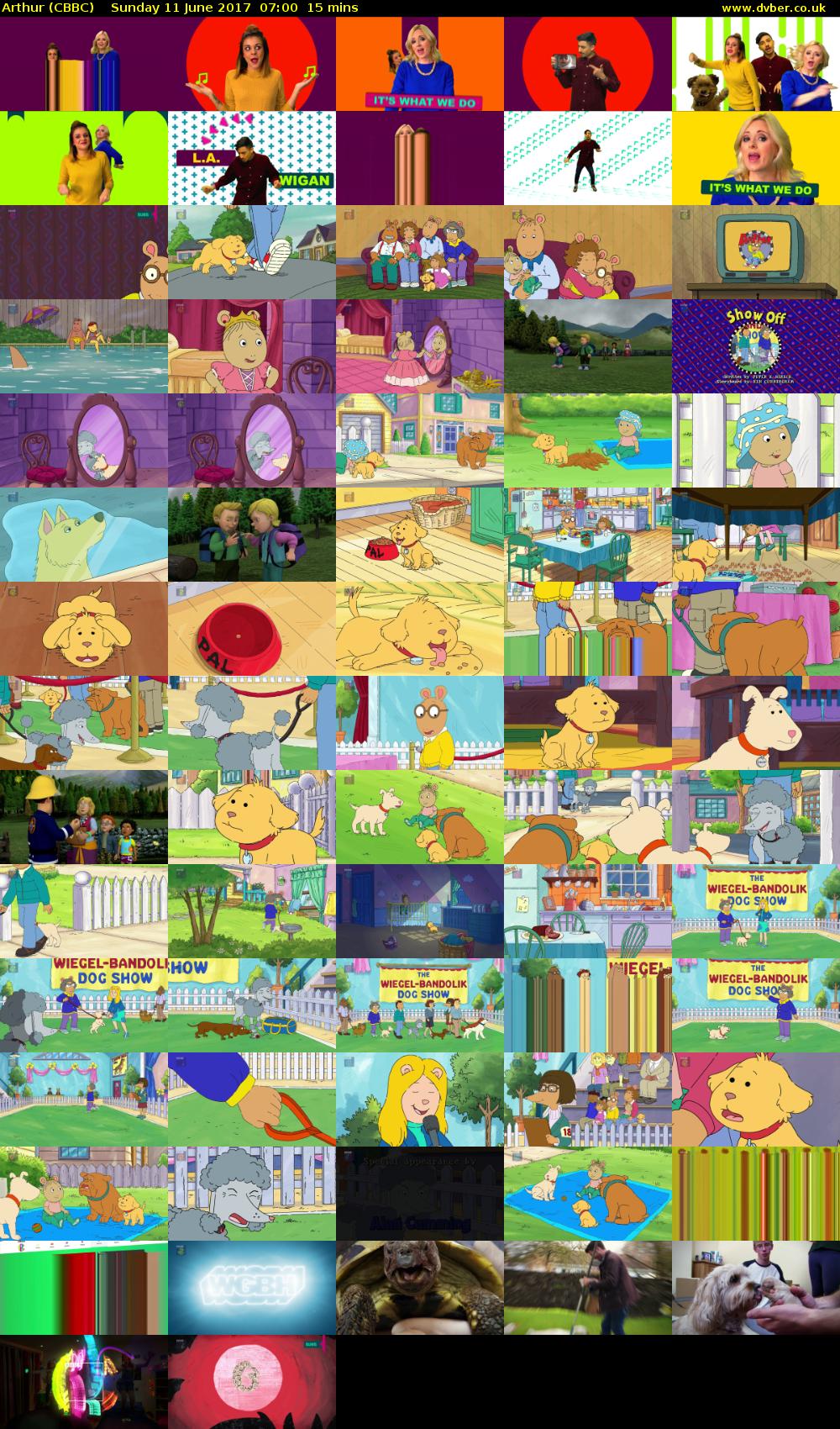 Arthur (CBBC) Sunday 11 June 2017 07:00 - 07:15