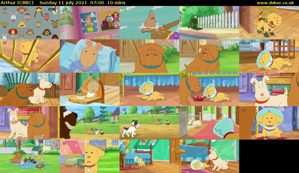 Arthur (CBBC) Sunday 11 July 2021 07:00 - 07:10
