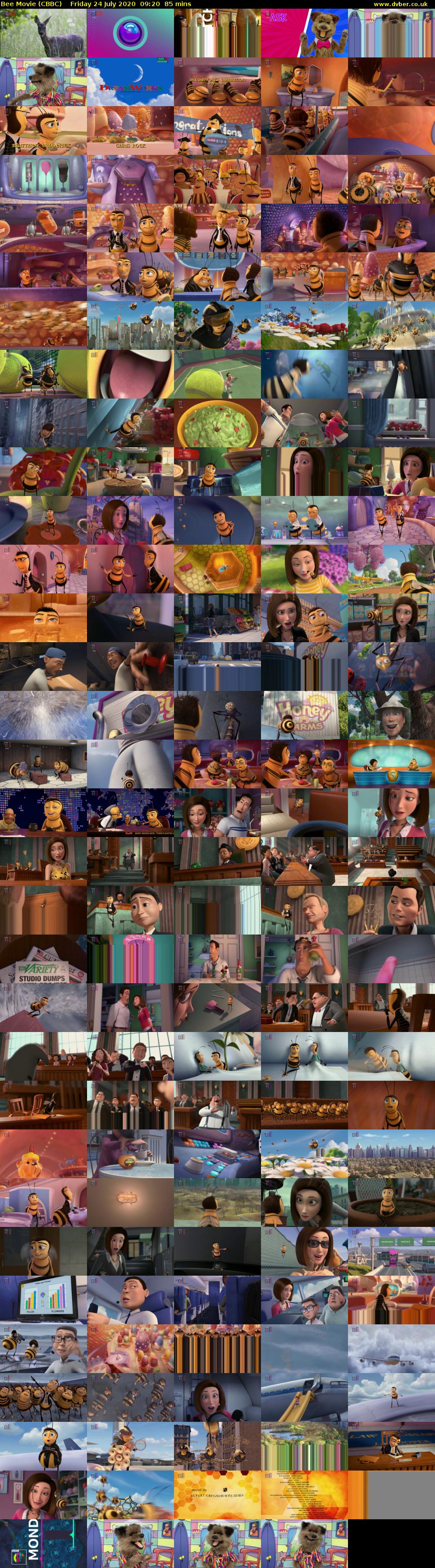 Bee Movie (CBBC) Friday 24 July 2020 09:20 - 10:45