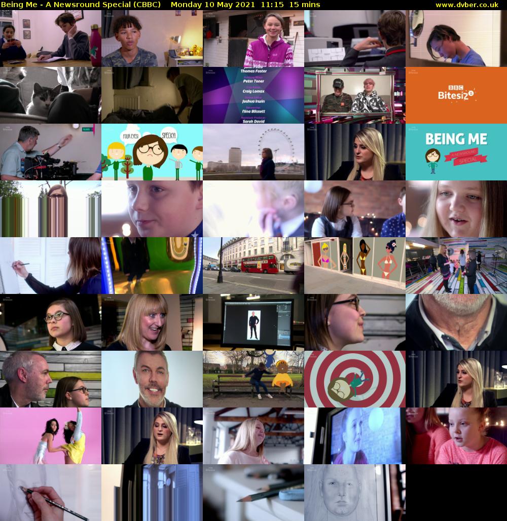 Being Me - A Newsround Special (CBBC) Monday 10 May 2021 11:15 - 11:30