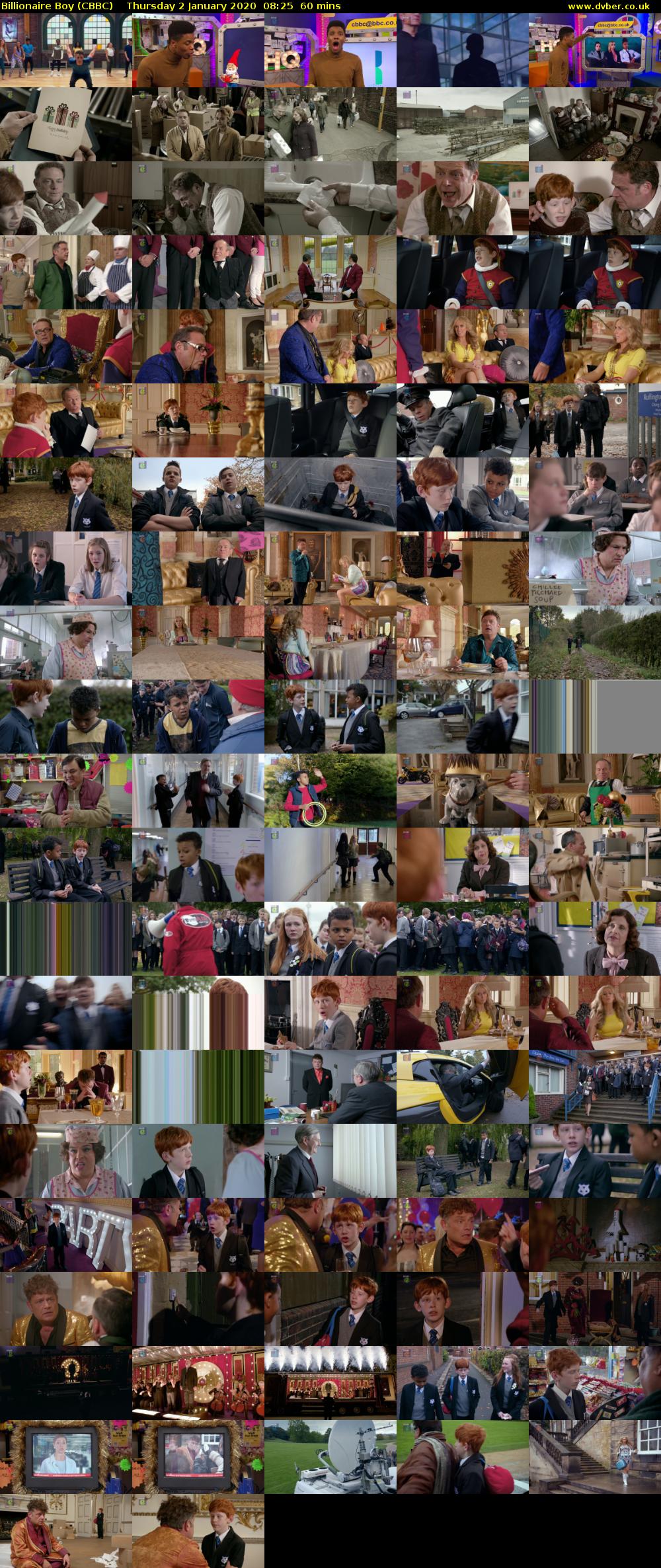 Billionaire Boy (CBBC) Thursday 2 January 2020 08:25 - 09:25