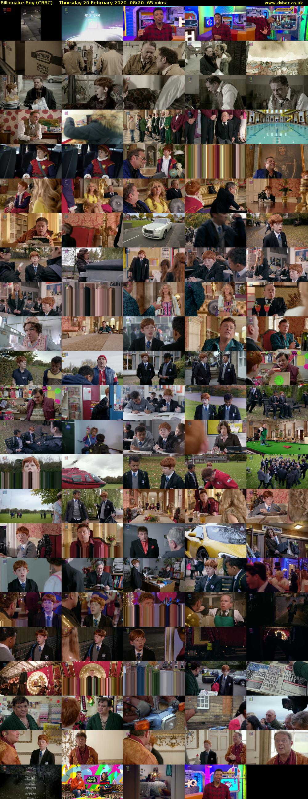 Billionaire Boy (CBBC) Thursday 20 February 2020 08:20 - 09:25
