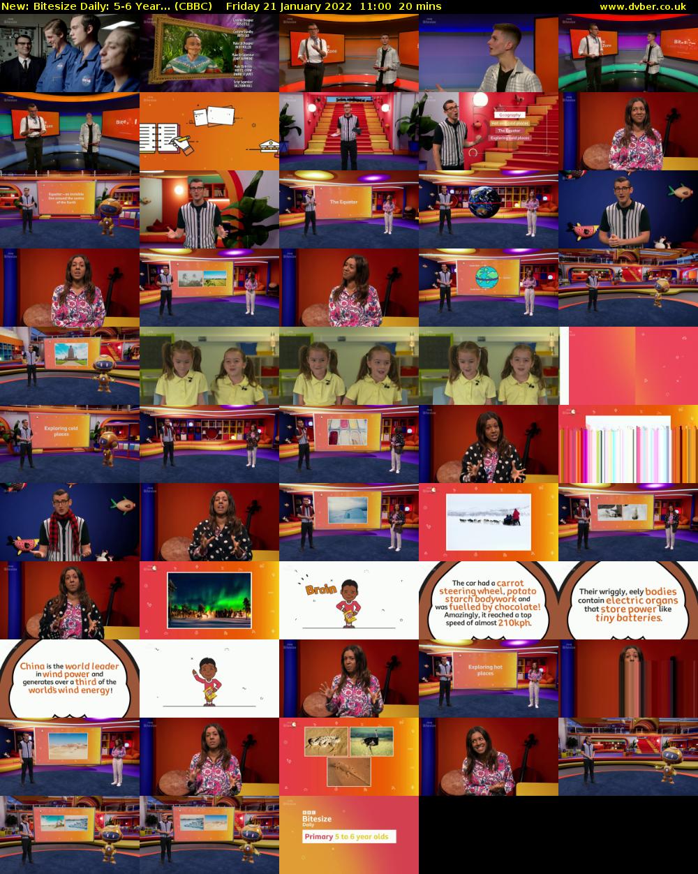 Bitesize Daily: 5-6 Year... (CBBC) Friday 21 January 2022 11:00 - 11:20