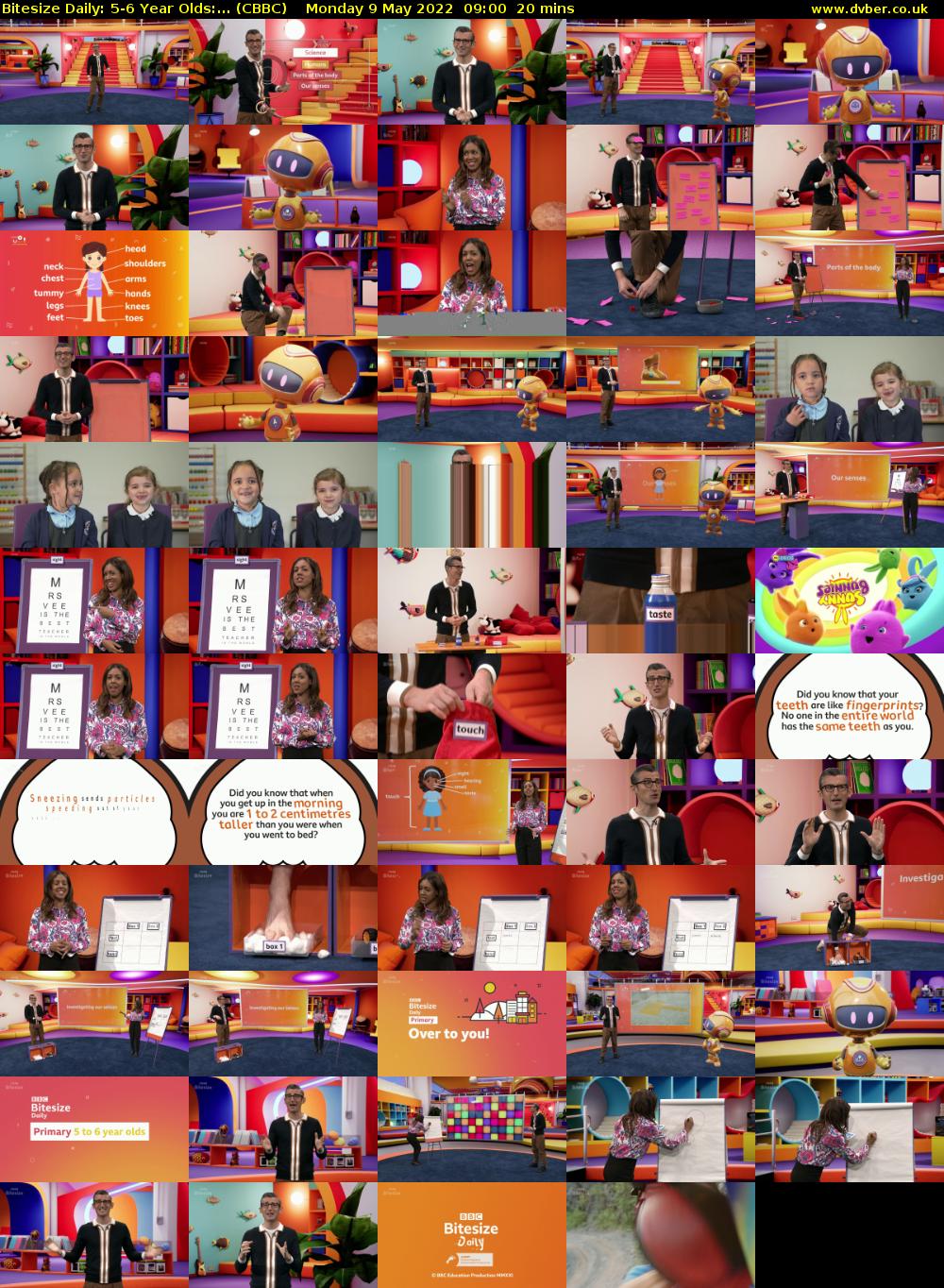 Bitesize Daily: 5-6 Year Olds:... (CBBC) Monday 9 May 2022 09:00 - 09:20