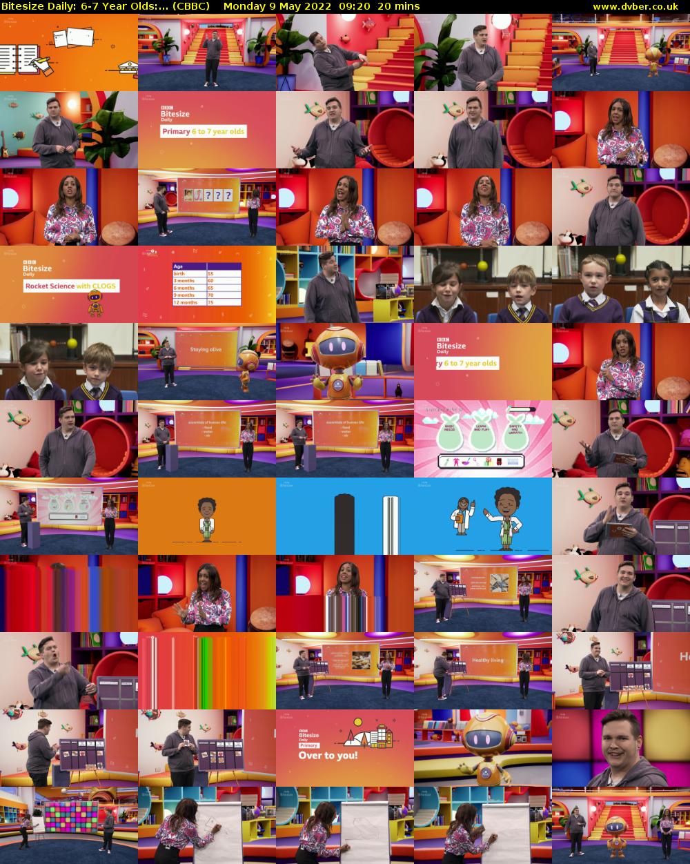 Bitesize Daily: 6-7 Year Olds:... (CBBC) Monday 9 May 2022 09:20 - 09:40