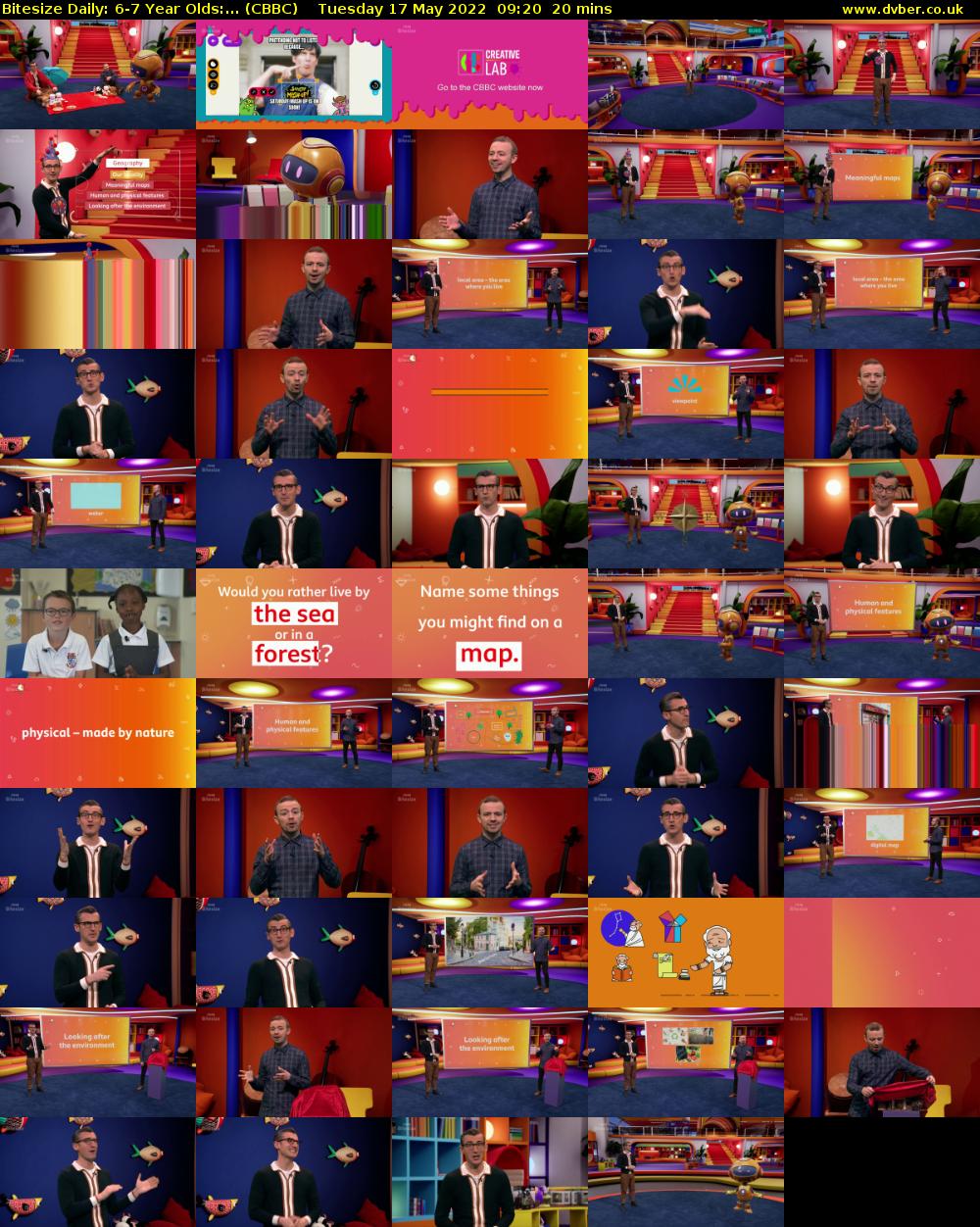 Bitesize Daily: 6-7 Year Olds:... (CBBC) Tuesday 17 May 2022 09:20 - 09:40
