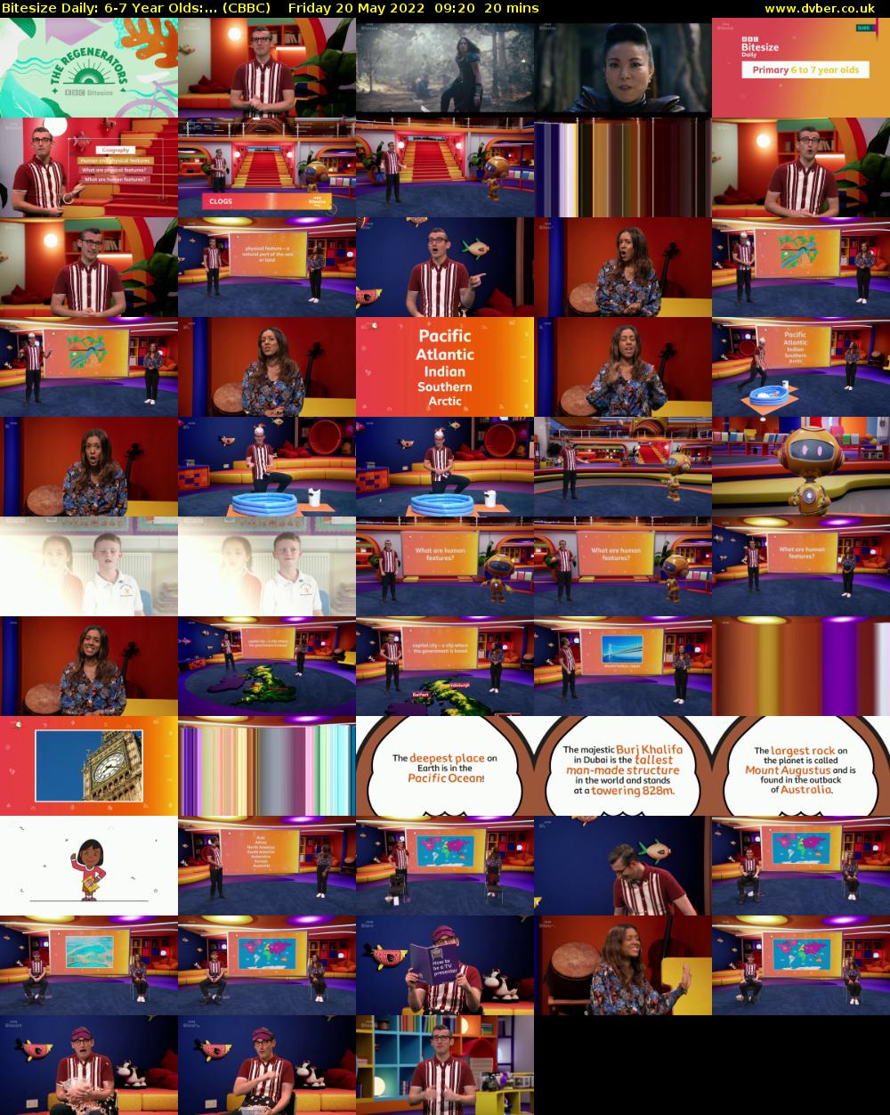 Bitesize Daily: 6-7 Year Olds:... (CBBC) Friday 20 May 2022 09:20 - 09:40