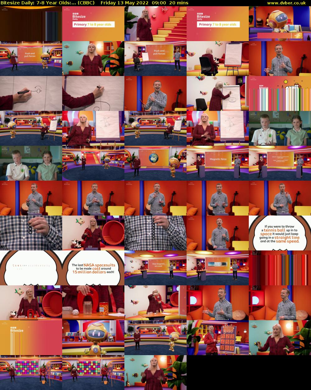 Bitesize Daily: 7-8 Year Olds:... (CBBC) Friday 13 May 2022 09:00 - 09:20