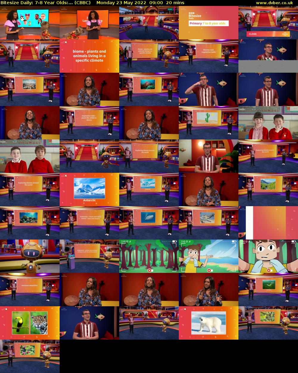 Bitesize Daily: 7-8 Year Olds:... (CBBC) Monday 23 May 2022 09:00 - 09:20