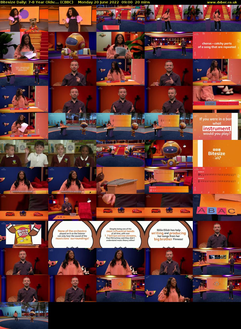 Bitesize Daily: 7-8 Year Olds:... (CBBC) Monday 20 June 2022 09:00 - 09:20