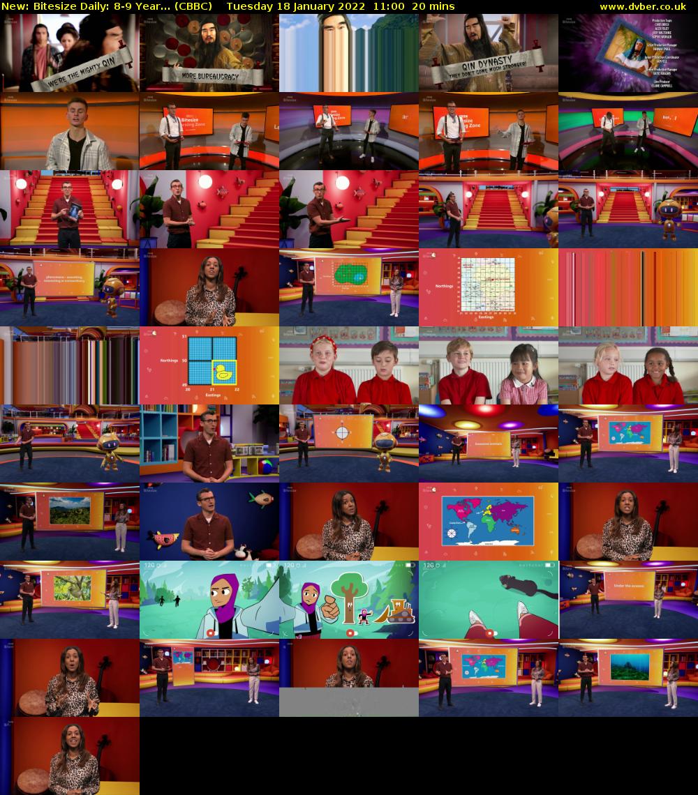 Bitesize Daily: 8-9 Year... (CBBC) Tuesday 18 January 2022 11:00 - 11:20