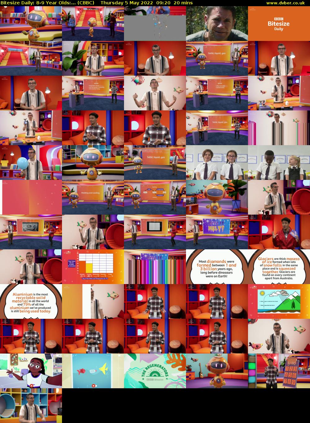 Bitesize Daily: 8-9 Year Olds:... (CBBC) Thursday 5 May 2022 09:20 - 09:40