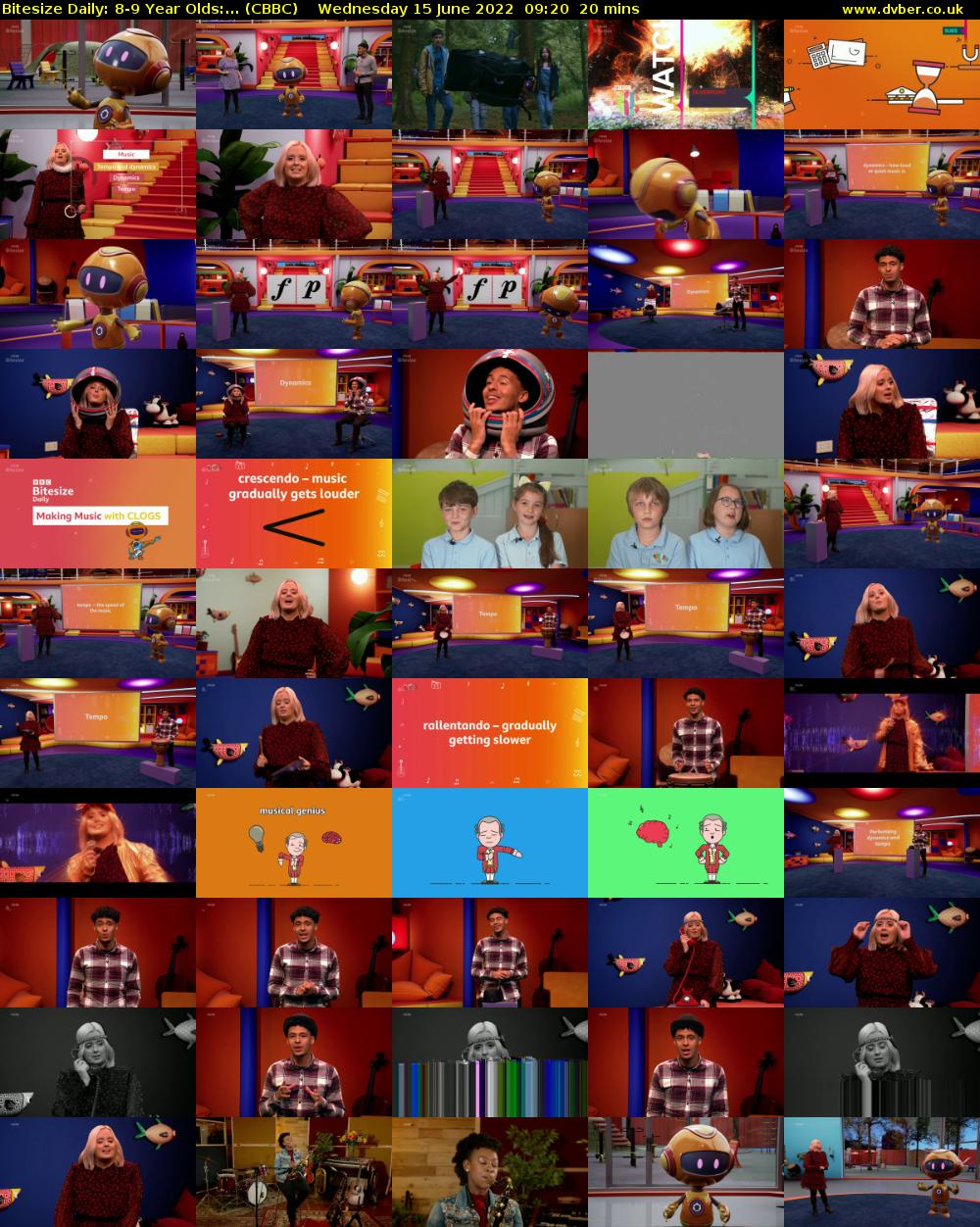 Bitesize Daily: 8-9 Year Olds:... (CBBC) Wednesday 15 June 2022 09:20 - 09:40