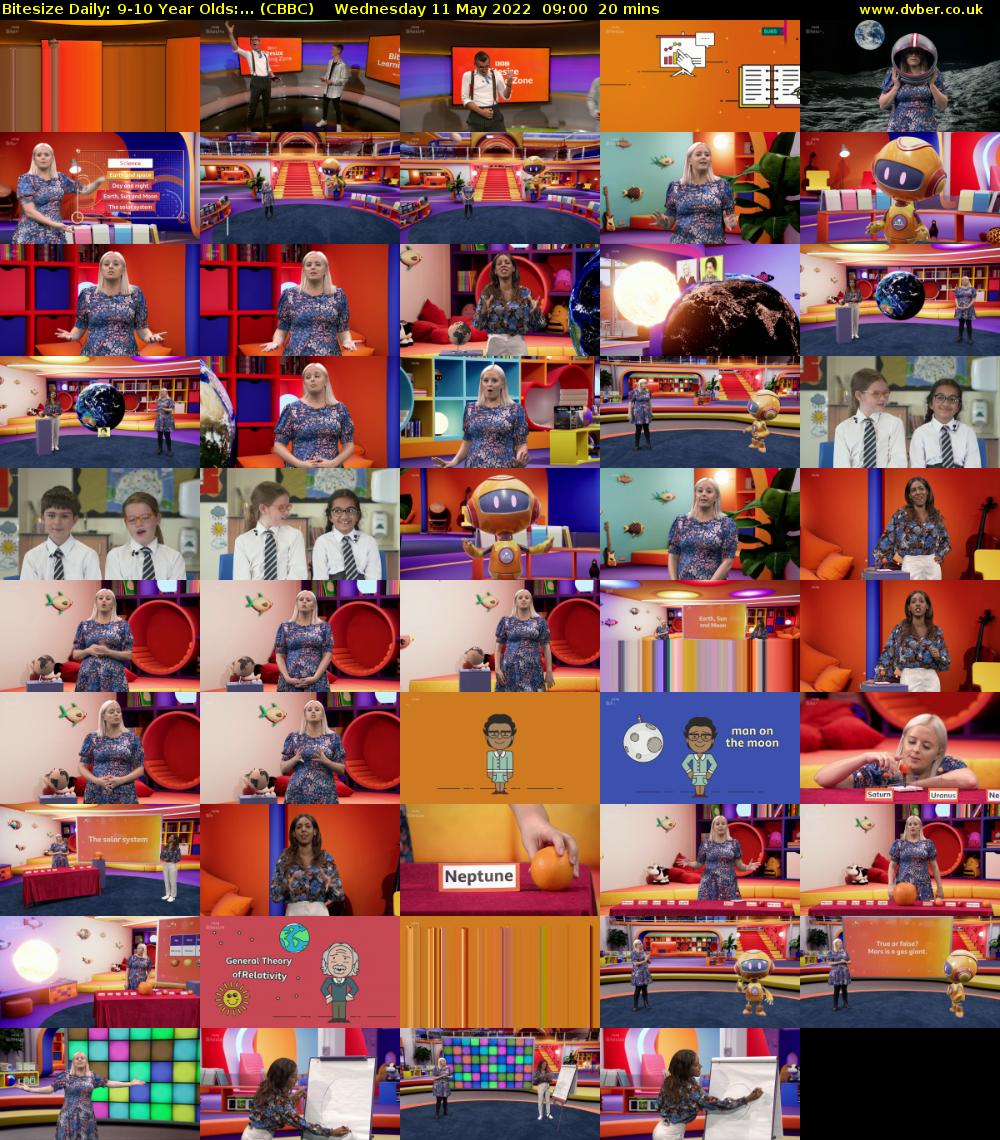 Bitesize Daily: 9-10 Year Olds:... (CBBC) Wednesday 11 May 2022 09:00 - 09:20