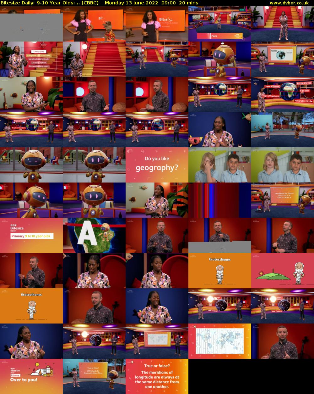 Bitesize Daily: 9-10 Year Olds:... (CBBC) Monday 13 June 2022 09:00 - 09:20