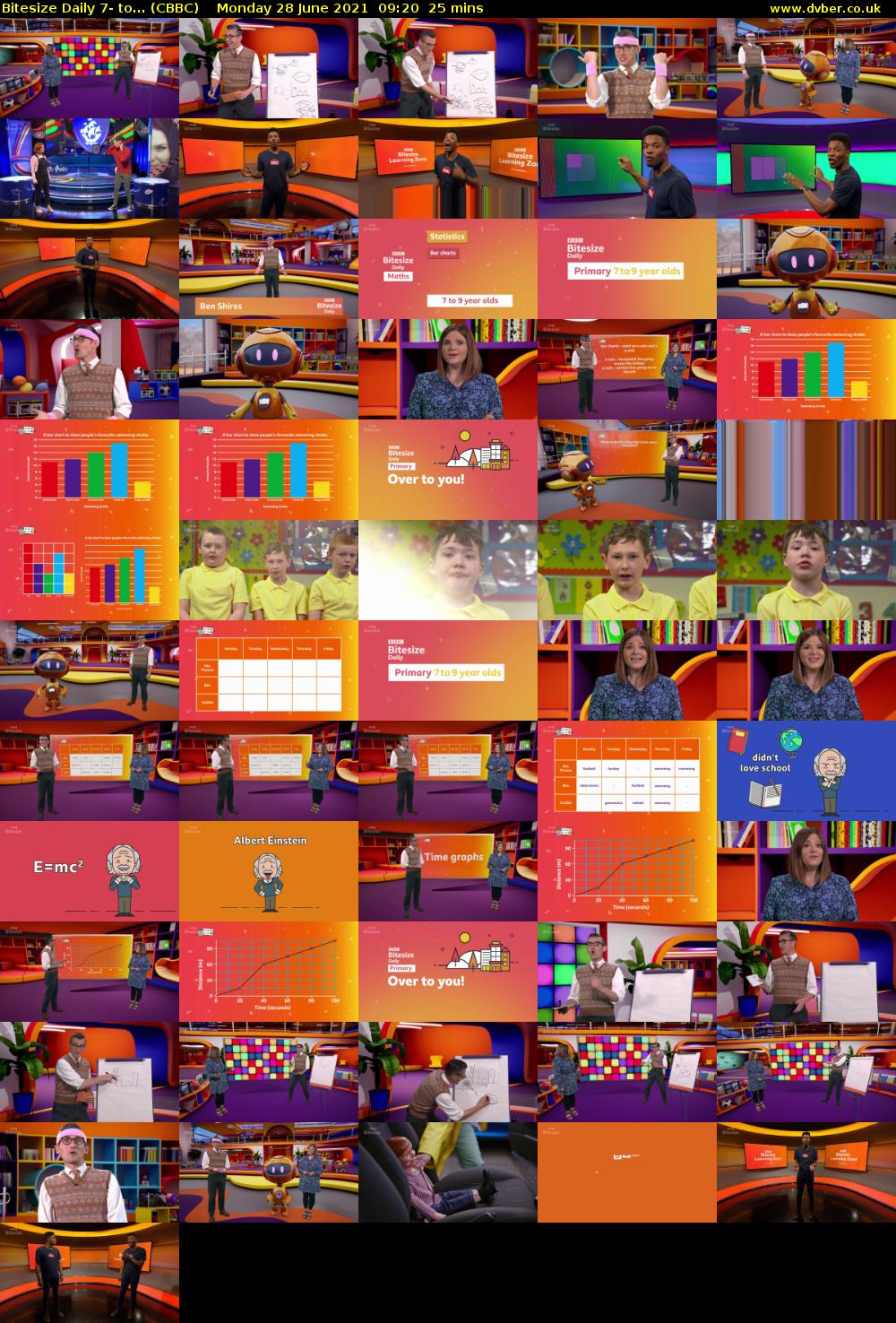 Bitesize Daily 7- to... (CBBC) Monday 28 June 2021 09:20 - 09:45