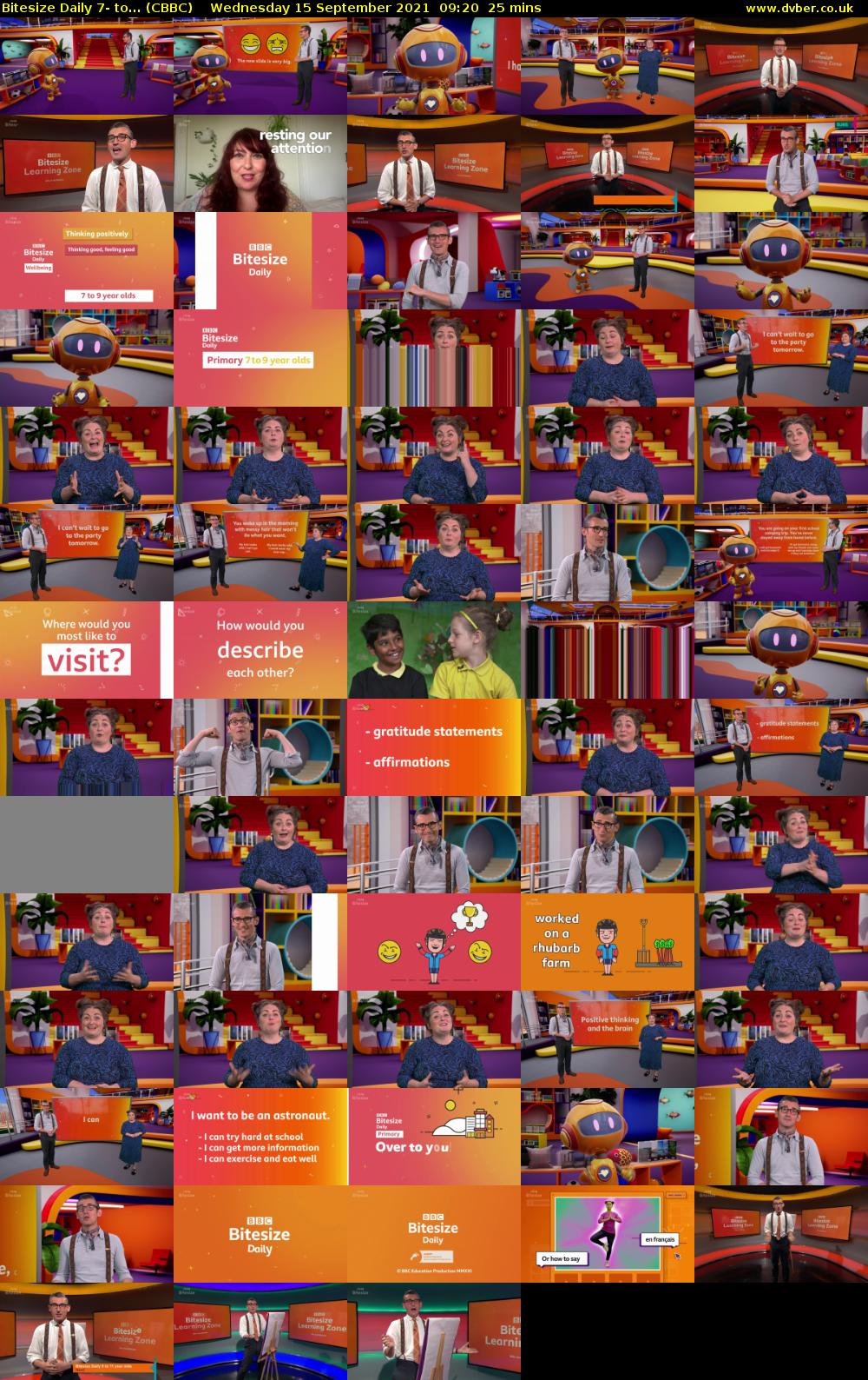 Bitesize Daily 7- to... (CBBC) Wednesday 15 September 2021 09:20 - 09:45