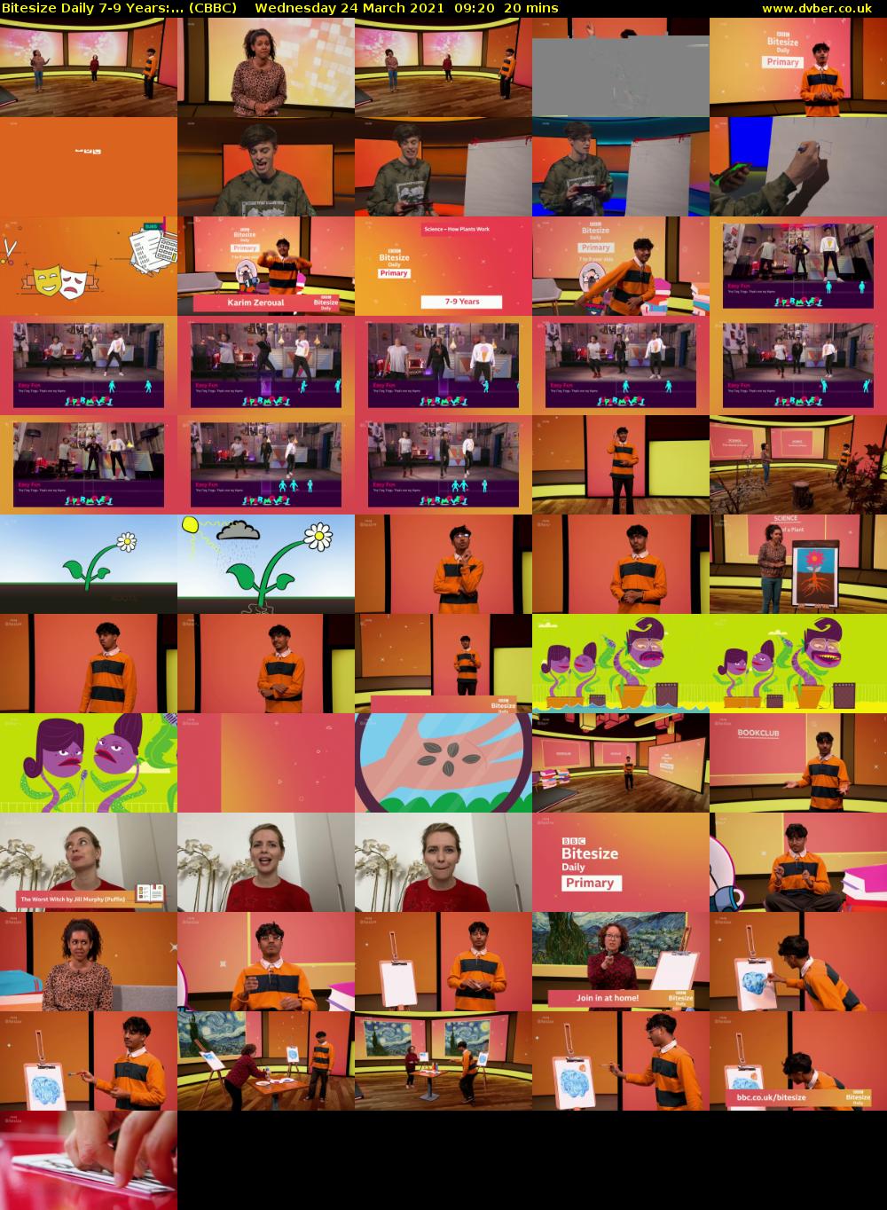 Bitesize Daily 7-9 Years:... (CBBC) Wednesday 24 March 2021 09:20 - 09:40