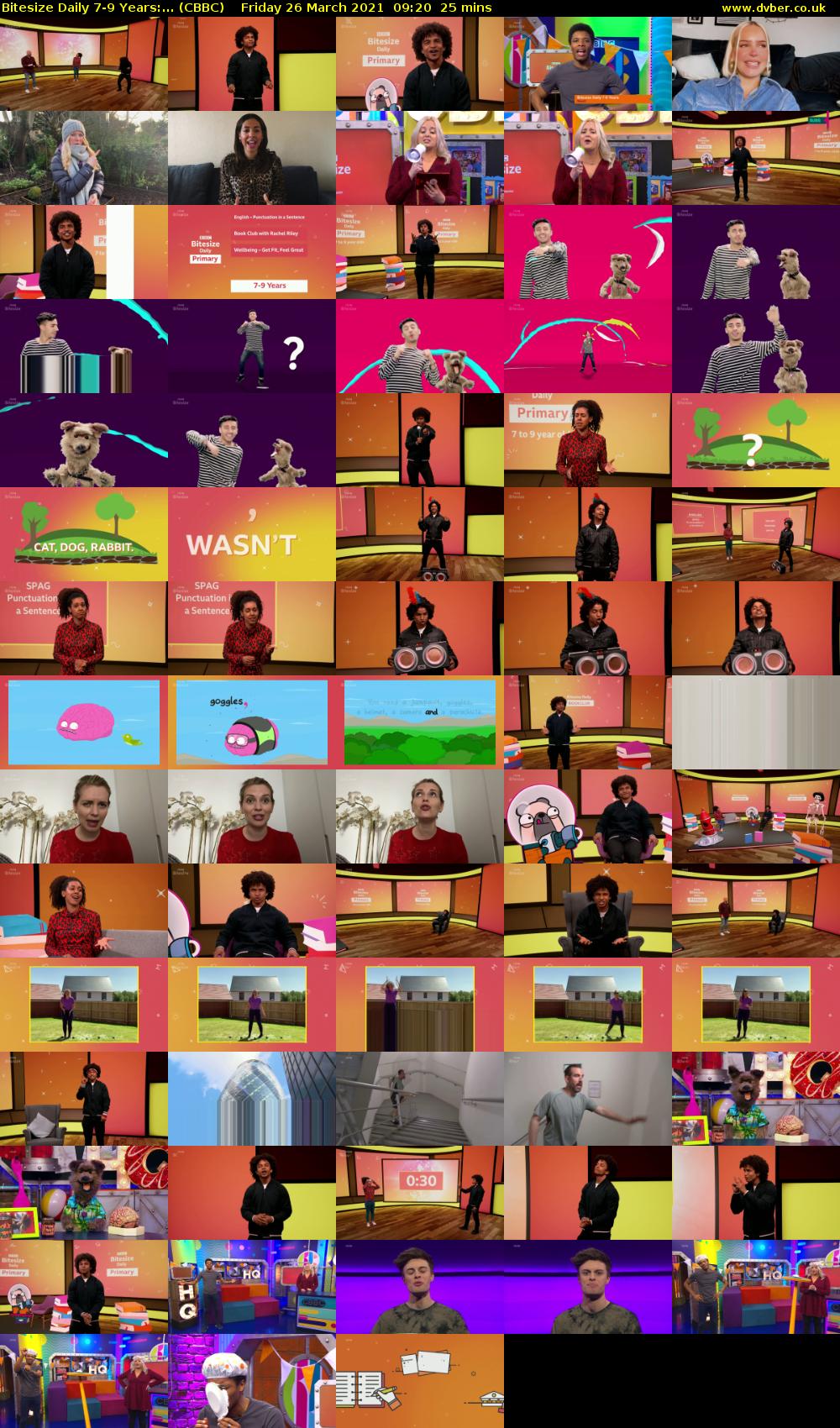 Bitesize Daily 7-9 Years:... (CBBC) Friday 26 March 2021 09:20 - 09:45