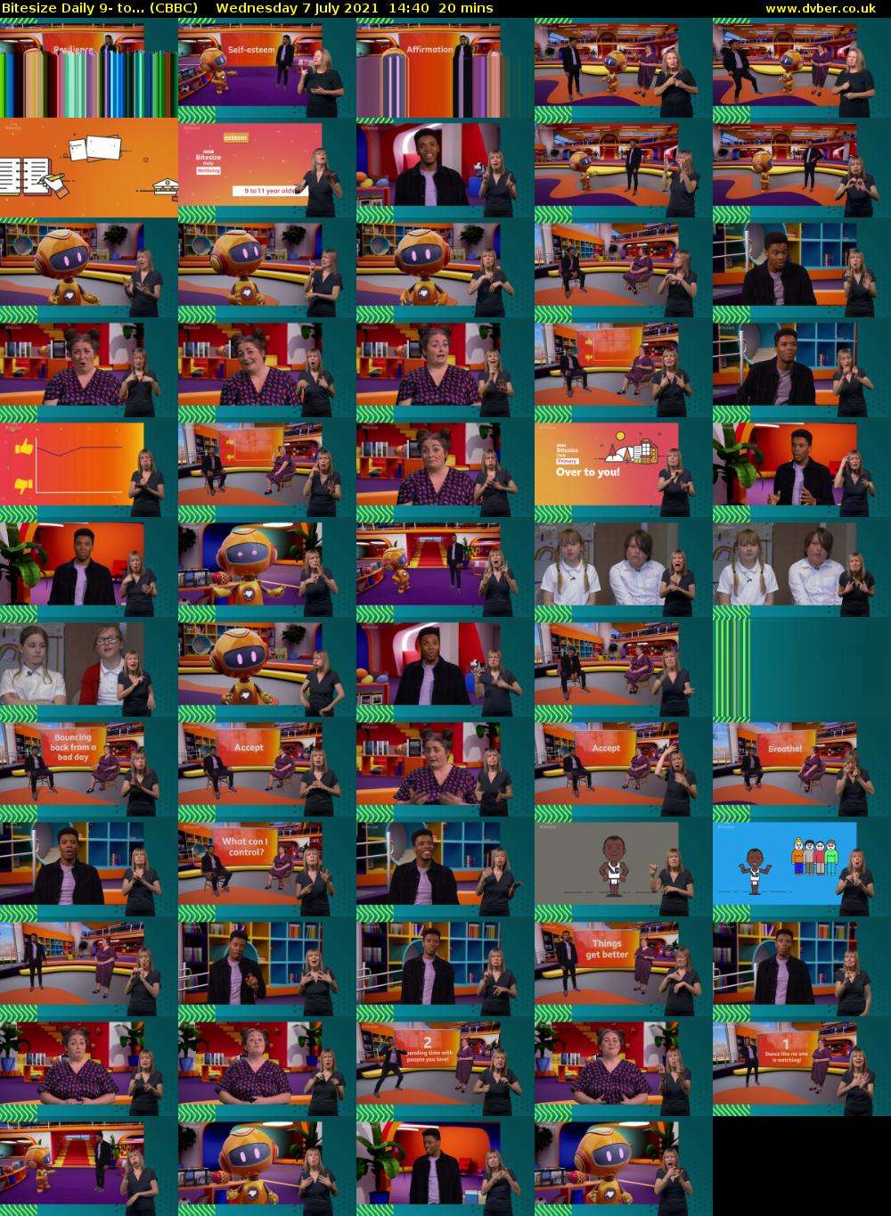Bitesize Daily 9- to... (CBBC) Wednesday 7 July 2021 14:40 - 15:00