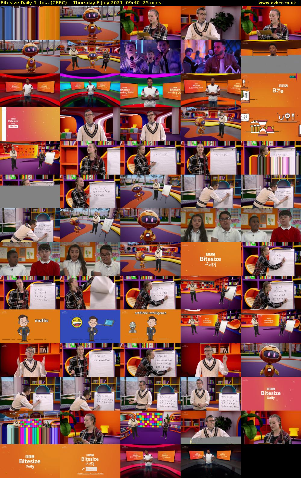 Bitesize Daily 9- to... (CBBC) Thursday 8 July 2021 09:40 - 10:05