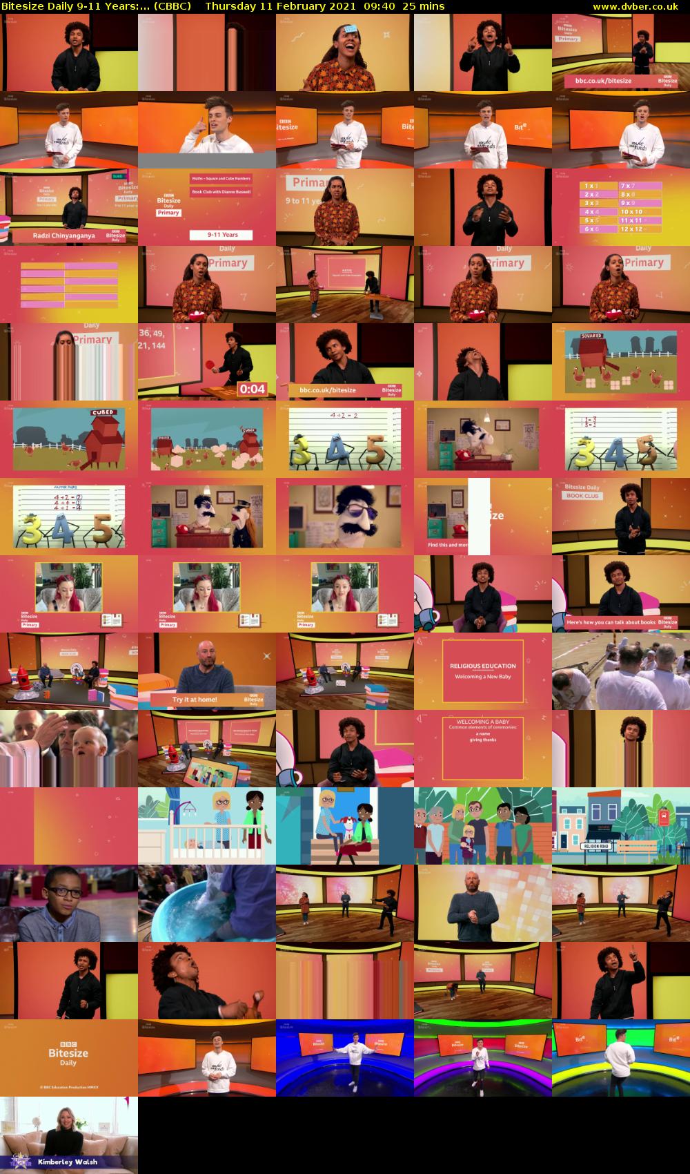 Bitesize Daily 9-11 Years:... (CBBC) Thursday 11 February 2021 09:40 - 10:05