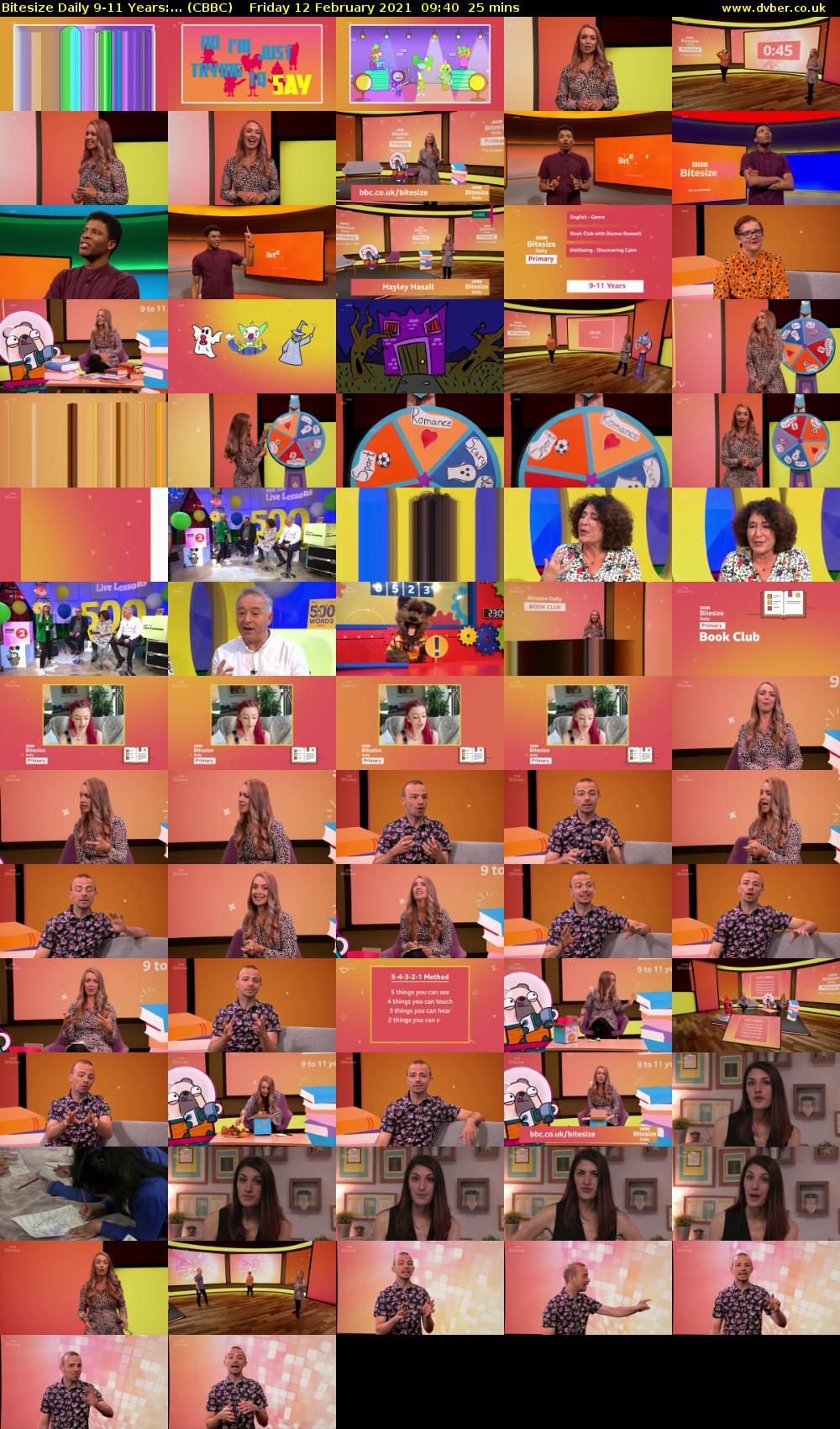 Bitesize Daily 9-11 Years:... (CBBC) Friday 12 February 2021 09:40 - 10:05