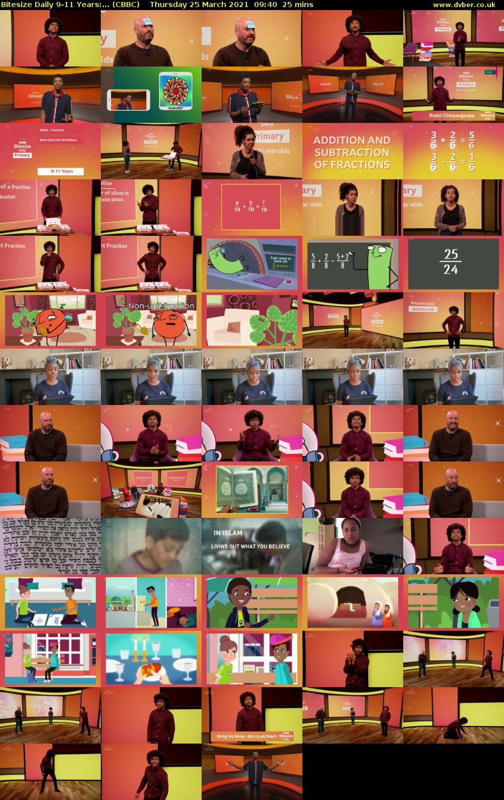 Bitesize Daily 9-11 Years:... (CBBC) Thursday 25 March 2021 09:40 - 10:05