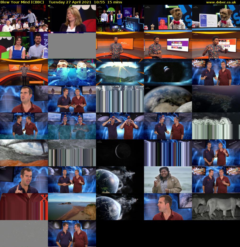 Blow Your Mind (CBBC) Tuesday 27 April 2021 10:55 - 11:10