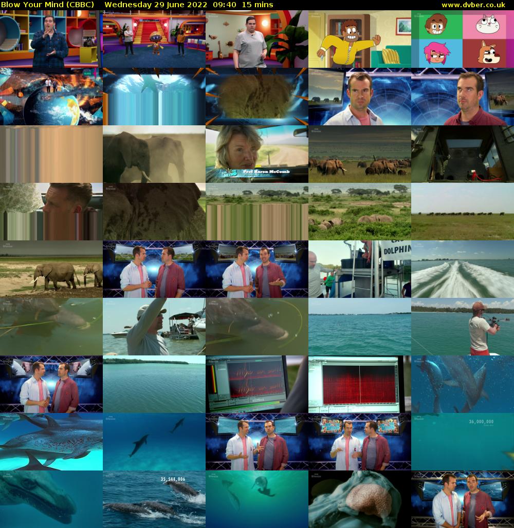 Blow Your Mind (CBBC) Wednesday 29 June 2022 09:40 - 09:55