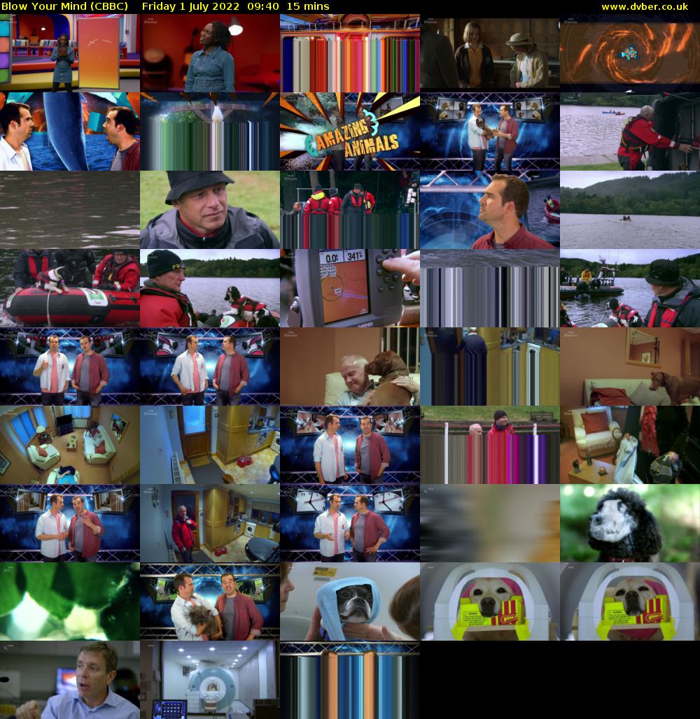 Blow Your Mind (CBBC) Friday 1 July 2022 09:40 - 09:55