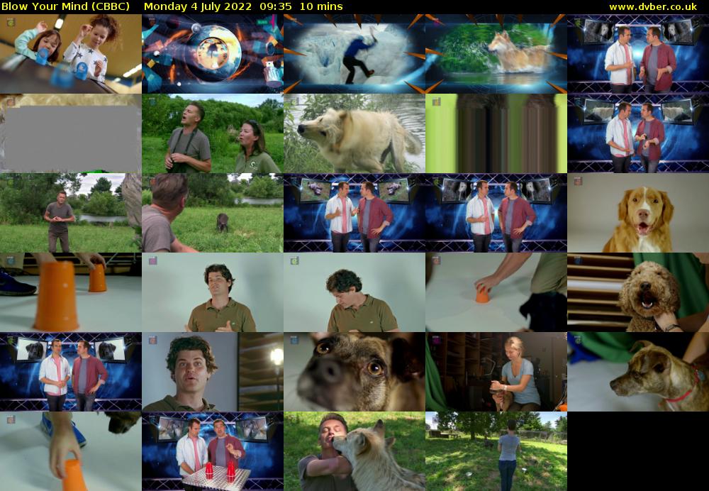 Blow Your Mind (CBBC) Monday 4 July 2022 09:35 - 09:45